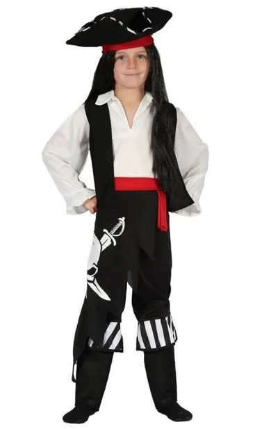 Madej, Kapitan piratów, strój dla dzieci, rozmiar 120-130 cm