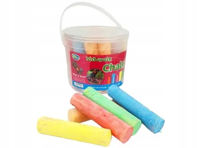 Madej, kreda chodnikowa, okrągła, 20 kolorów