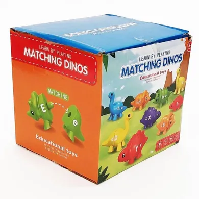 Madej, Literki, zestaw figurek edukacyjnych, dinozaury, 26 elementów