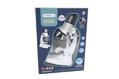 Madej, mikroskop, 100-1200x, zestaw edukacyjny