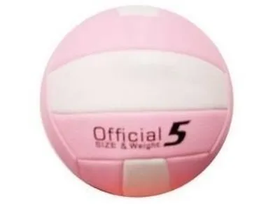 Madej, piłka siatkowa, różowa