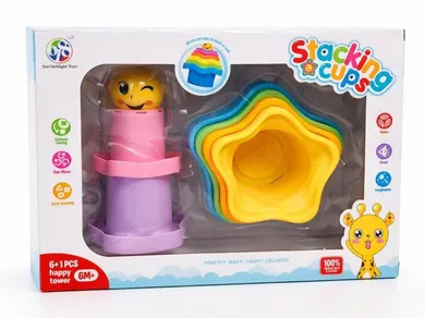 Madej, piramidka, kubeczki, gwiazdki