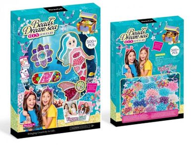 Madej, zestaw koralików, syrenka, 500 szt.