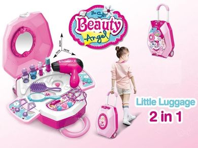 Madej, zestaw piękności w walizce, różowy