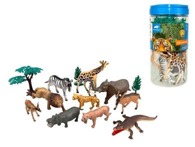 Madej, zwierzęta Safari, 13 szt.