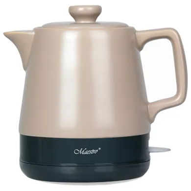 Maestro, czajnik elektryczny, ceramiczny, beżowy, MR-071
