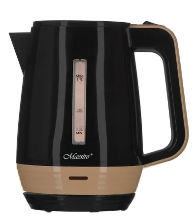 Maestro, czajnik elektryczny, czarny, 1.7l, 2200W