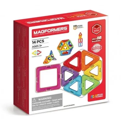 Magformers, Basic, klocki magnetyczne, 14 elementów