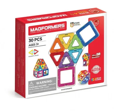 Magformers, Basic, klocki magnetyczne, 30 elementów