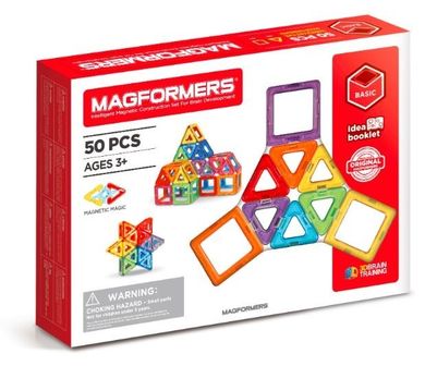 Magformers, Basic, klocki magnetyczne, 50 elementów