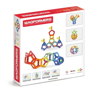 Magformers, Basic, klocki magnetyczne, 62 elementy