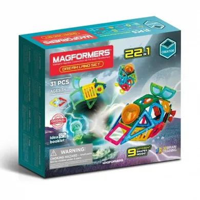 Magformers, Creator, Dream Land, klocki magnetyczne, 31 elementów