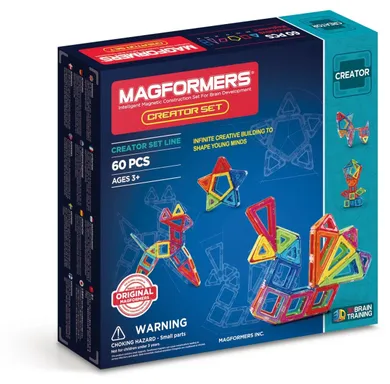 Magformers Creator, klocki, 60 elementów