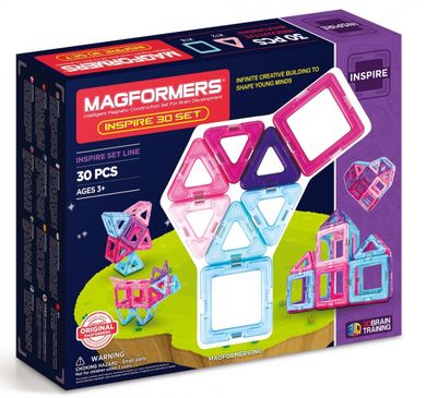 Magformers, Klocki magnetyczne, Inspire, 30 elementów
