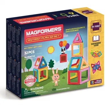 Magformers, Klocki magnetyczne, My first play, 32 elementy