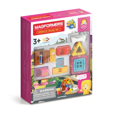 Magformers, Maggy's House, klocki magnetyczne, 33 elementy