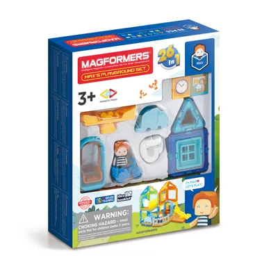 Magformers, Max's Plauground, klocki magnetyczne, 33 elementy