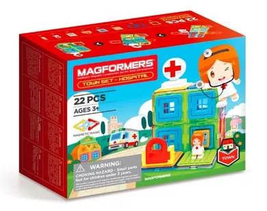 Magformers, Miasto, szpital, 22 elementy