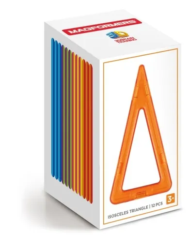 Magformers, Wysokie trójkąty, klocki magnetyczne, 12 elementów
