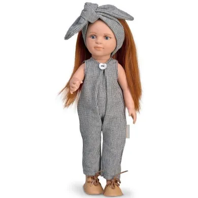 Magic Baby, Nina, lalka, kombinezon w paski, 33 cm