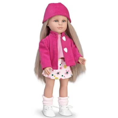 Magic Baby, Nina, lalka, różowe ubranko, 42 cm