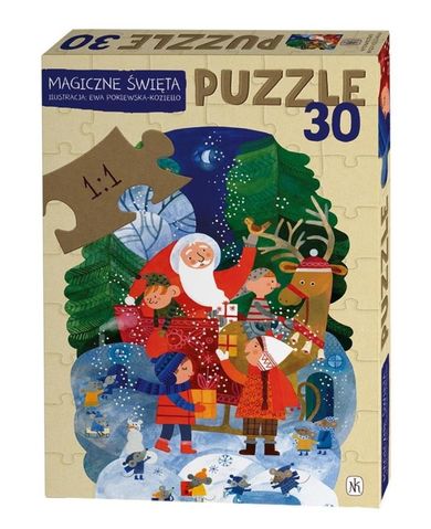 Magiczne święta, puzzle, 30 elementów