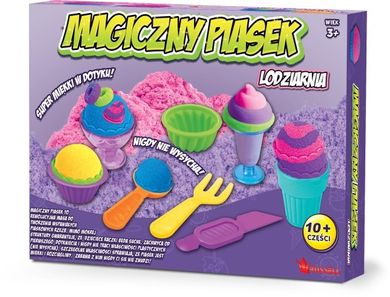 Magiczny Piasek, Lodziarnia, piasek kinetyczny