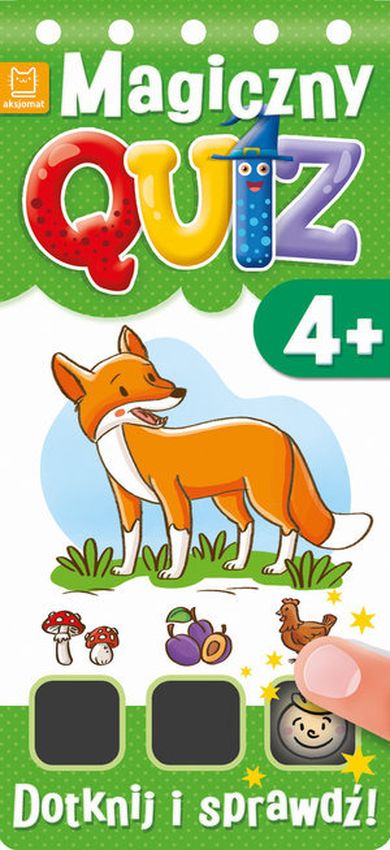 Magiczny quiz. Dotknij i sprawdź. Od 4 lat. Część 1