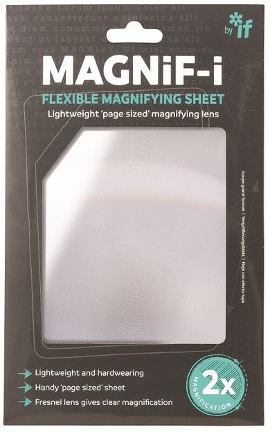Magnif-i, arkusz powiększający - lupa do książki, A5