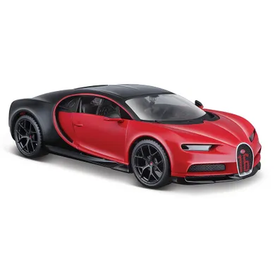 Maisto, Bugatti Chiron Sport, czarno-czerwony, 1:24