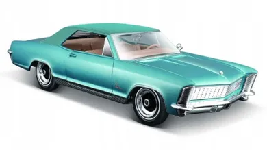 Maisto, Buick Riviera 1965, model pojazdu, 1:24, niebieski