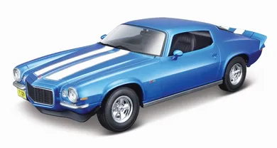 Maisto, Chevrolet Camaro 1971, pojazd, niebieski, 1:18