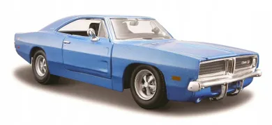 Maisto, Dodge Charger R/T, model pojazdu, niebieski, 1:25
