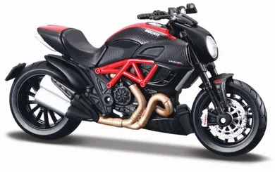 Maisto, Ducati, Diavel Carbon, motocykl z podstawką, 1:18