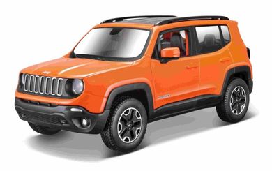 Maisto, Jeep Renegade, model do składania, pomarańczowy