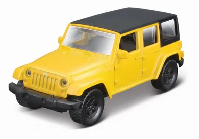 Maisto, Jeep Wrangler Unlimited 2015, model, żółty