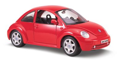 Maisto, Volkswagen New Beetle, pojazd, czerwony, 1:24