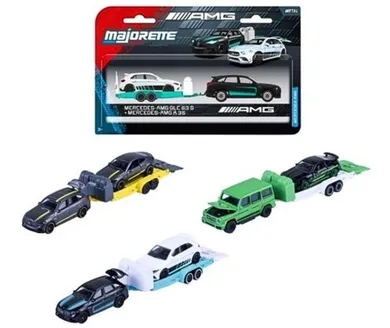 Majorette, Mercedes AMG z przyczepą, modele pojazdów, resoraki, 1:64, 1 szt.