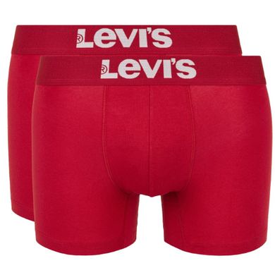 Majtki bokserki męskie, czerwone, zestaw, 2 szt., Levi's