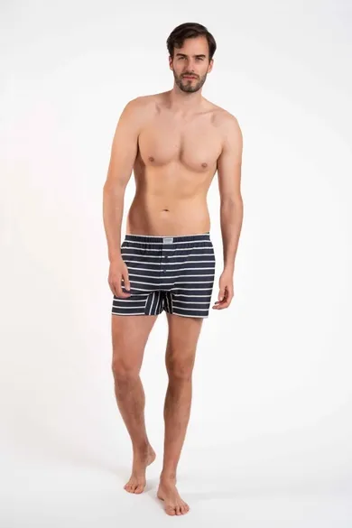 Majtki bokserki męskie, szare, Lars, Italian Fashion