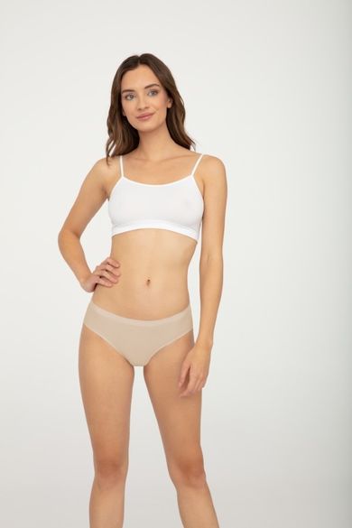 Majtki figi damskie, beżowe, Bikini Ultra Comfort, Gatta