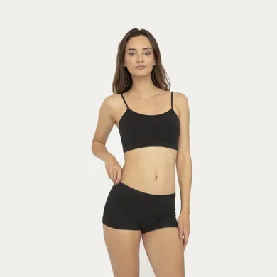 Majtki figi damskie, czarne, Short Viki, Gatta
