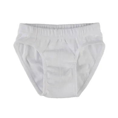 Majtki slipki chłopięce, białe, Saltex