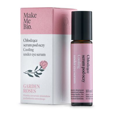 Make Me Bio, Garden Roses, chłodzące serum, roller pod oczy, 10 ml