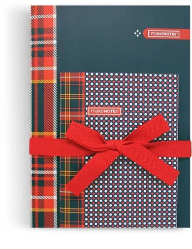Make Notes, Cosy, zeszyt w linie, czysty, A5,/A6, granatowy, 2 szt.