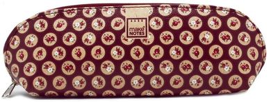 Make Notes, etui na okulary, Buttons three, bordowy