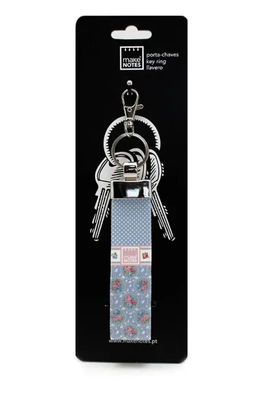 Make Notes, Shabby Blue, brelok do kluczy