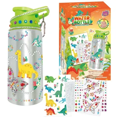 Maksik, butelka do samodzielnego ozdobienia, dinozaur