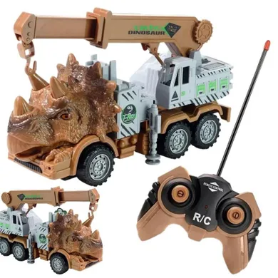 Maksik, ciężarówka, pojazd zdalnie sterowany, dinozaur