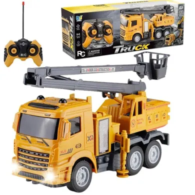 Maksik, ciężarówka, pojazd zdalnie sterowany z drabiną i koszem